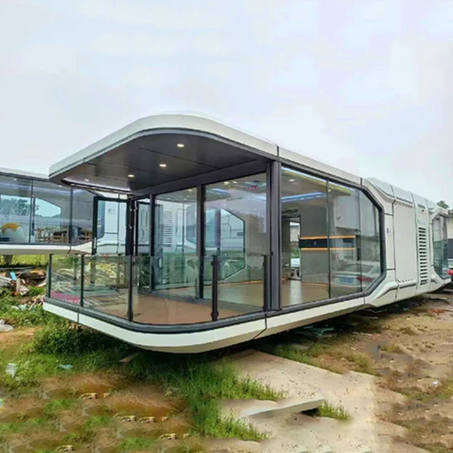 Prefab portable mobile house/space capsule house/prefabricated house